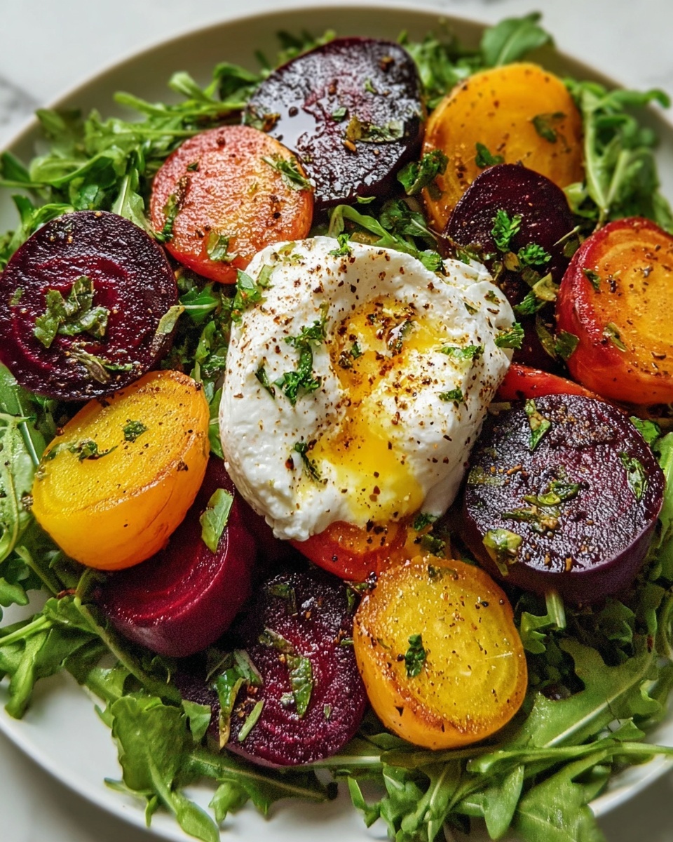 Grilled Sweet Potato and Burrata Salad with Cranberry Pepita Pesto Recipe - Recipe Image