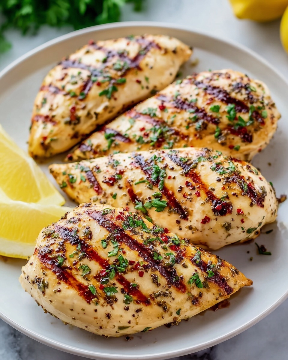 Oven-Baked Greek Chicken Breast Recipe - Recipe Image