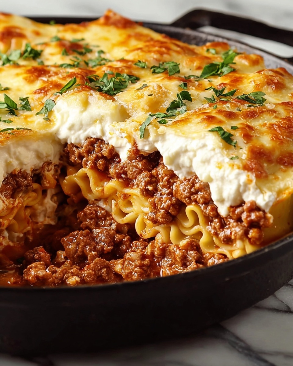 Skillet Lasagna Recipe - Recipe Image