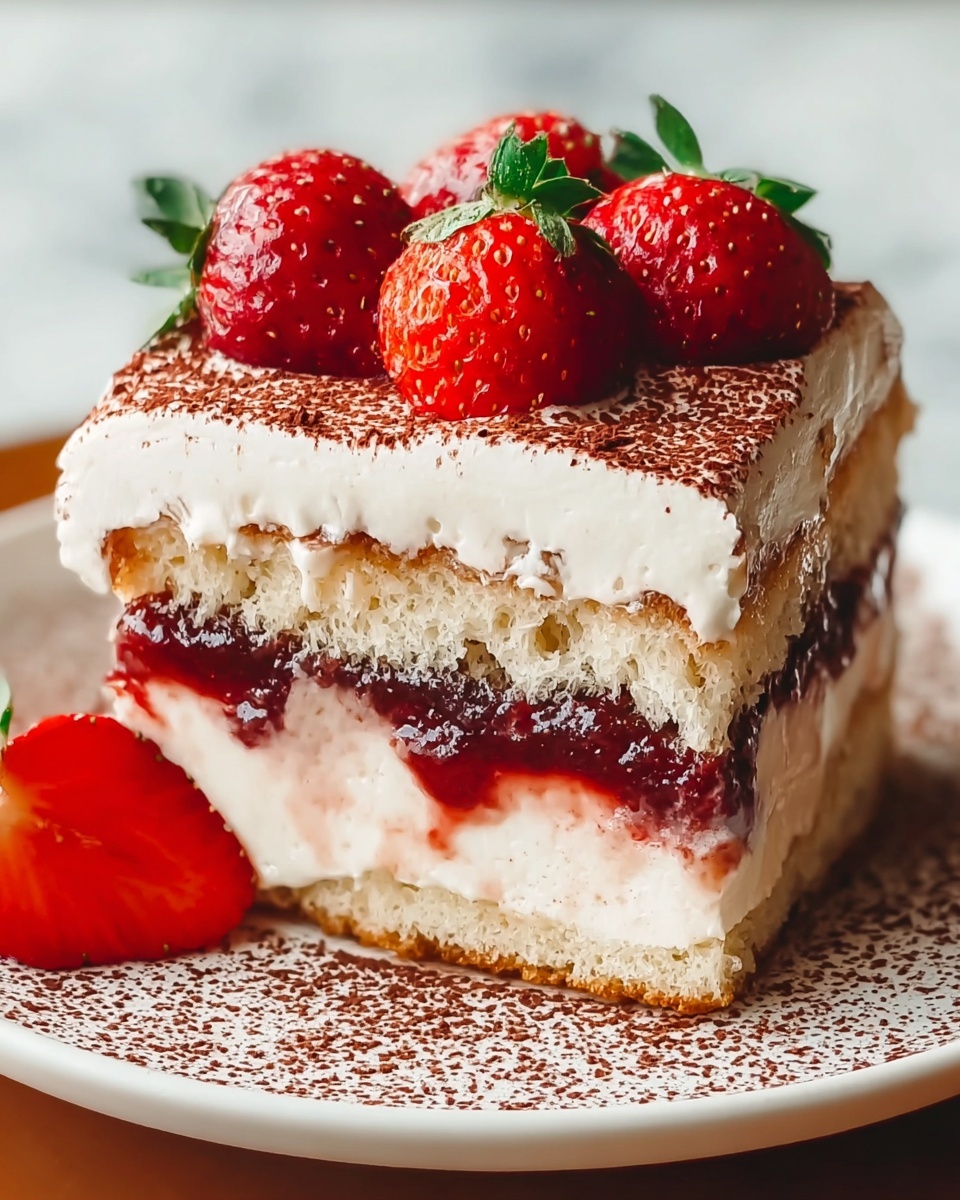 Strawberry Tiramisu Recipe - Recipe Image
