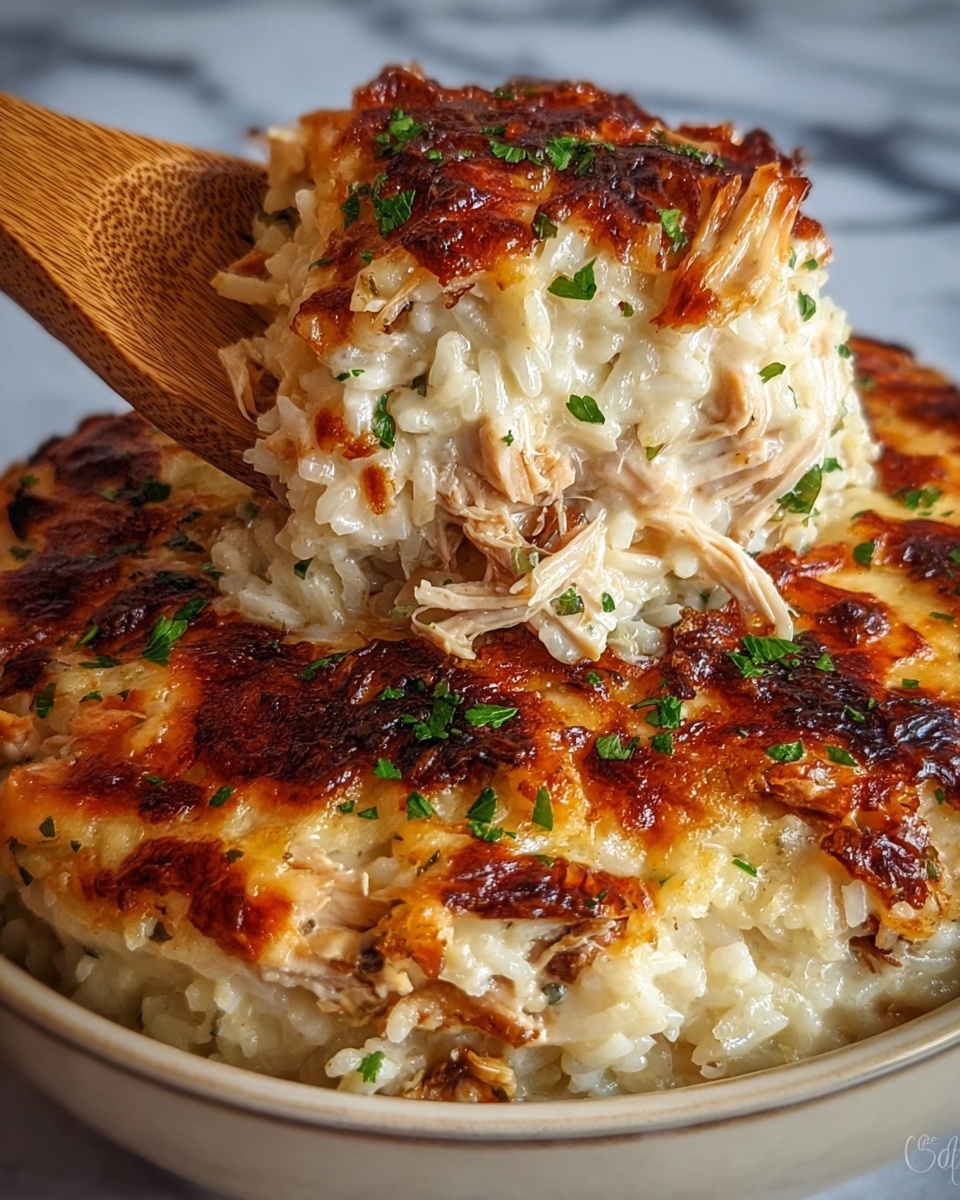 Chicken Alfredo Rice Casserole: The Ultimate Comfort Food Recipe - Recipe Image