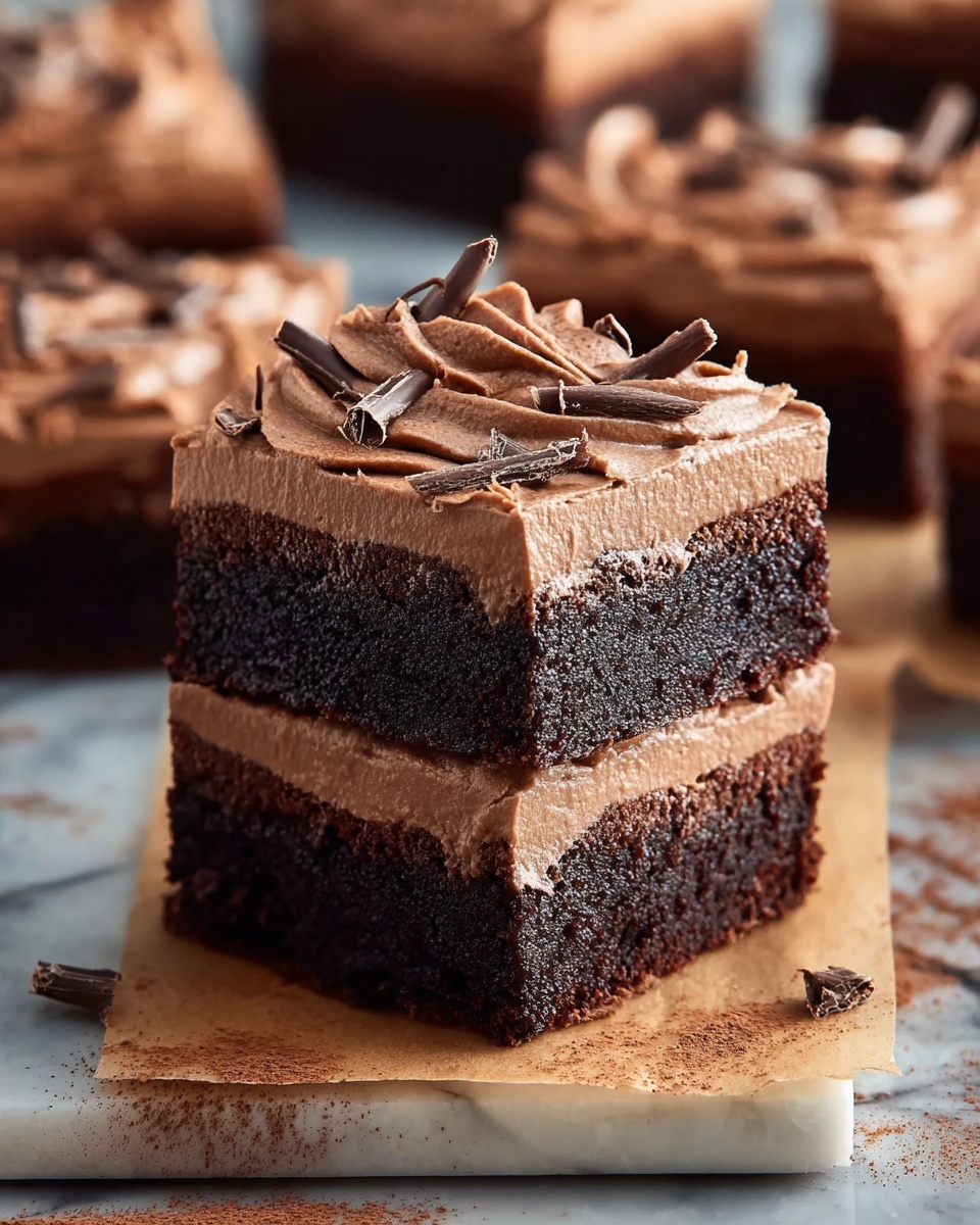 Chocolate Mousse Brownies Recipe - Recipe Image