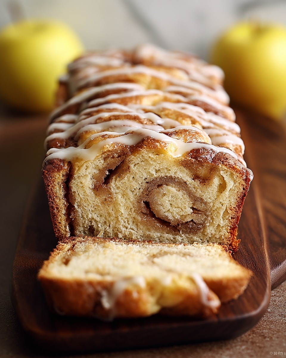 Cinnamon Swirl Apple Fritter Bread Recipe - Recipe Image
