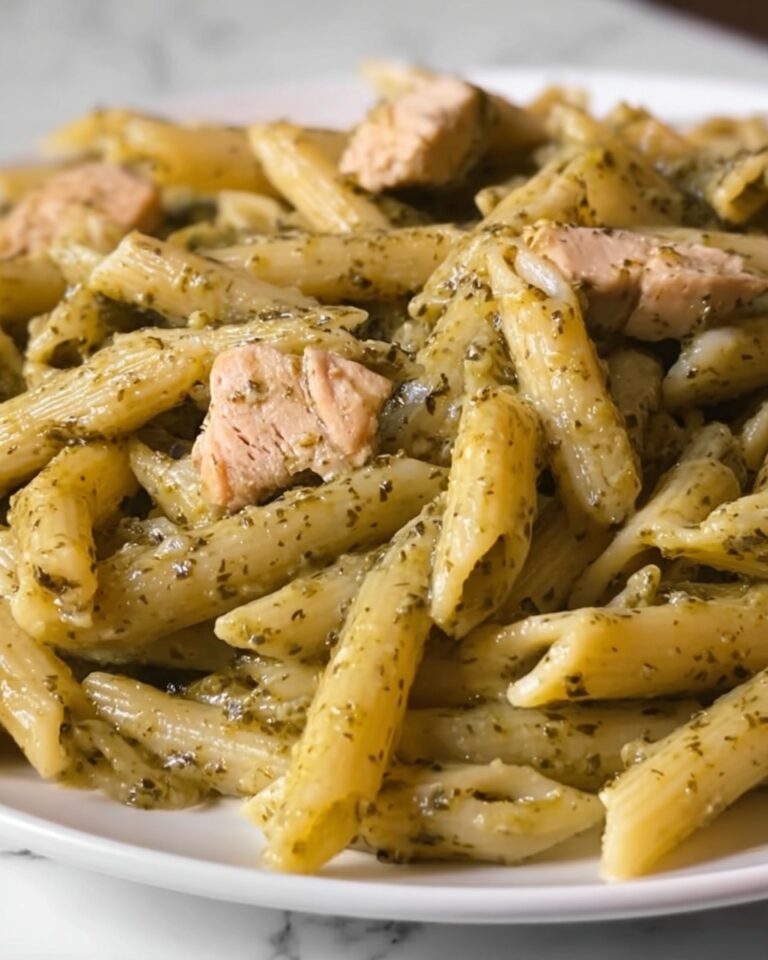 Penne with Chicken and Pesto Recipe