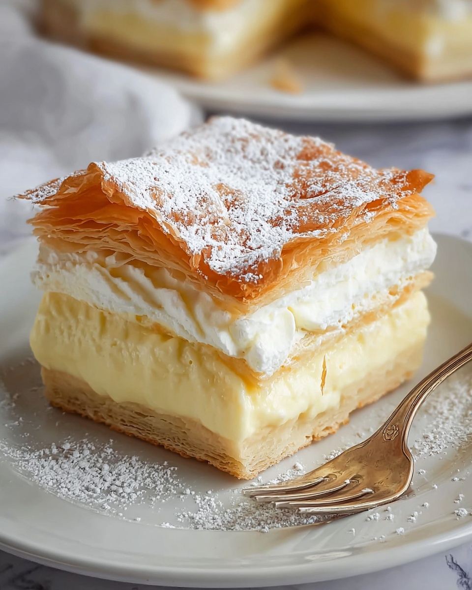 Karpatka Cake (Polish Carpathian Cream Cake) Recipe - Recipe Image
