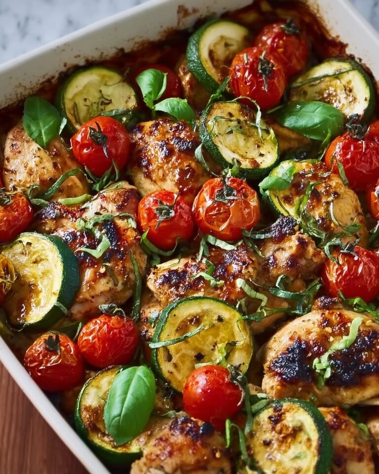 Mediterranean Chicken Zucchini Bake Recipe