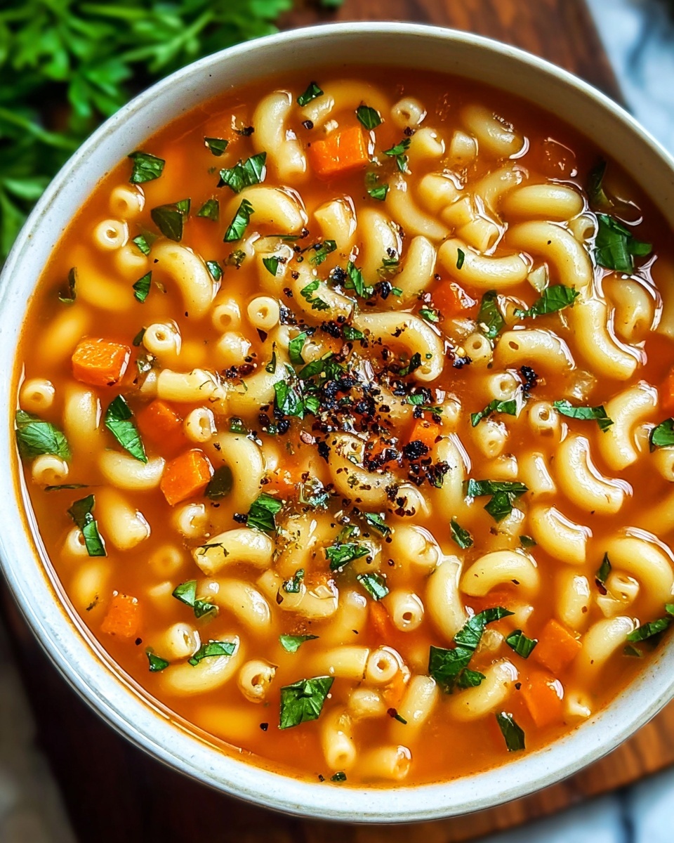 Pastina Soup with Carrots, Parsley, and Pecorino Romano Recipe - Recipe Image