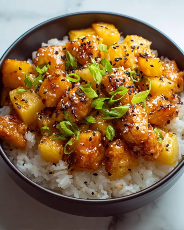 Baked Pineapple Chicken Bowls Recipe