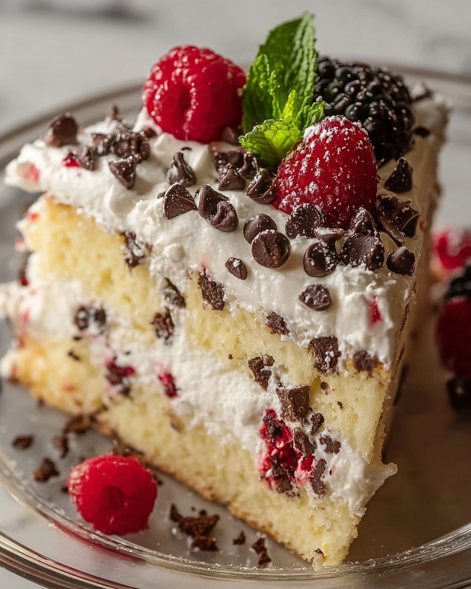 Cannoli Poke Cake Recipe - Recipe Image