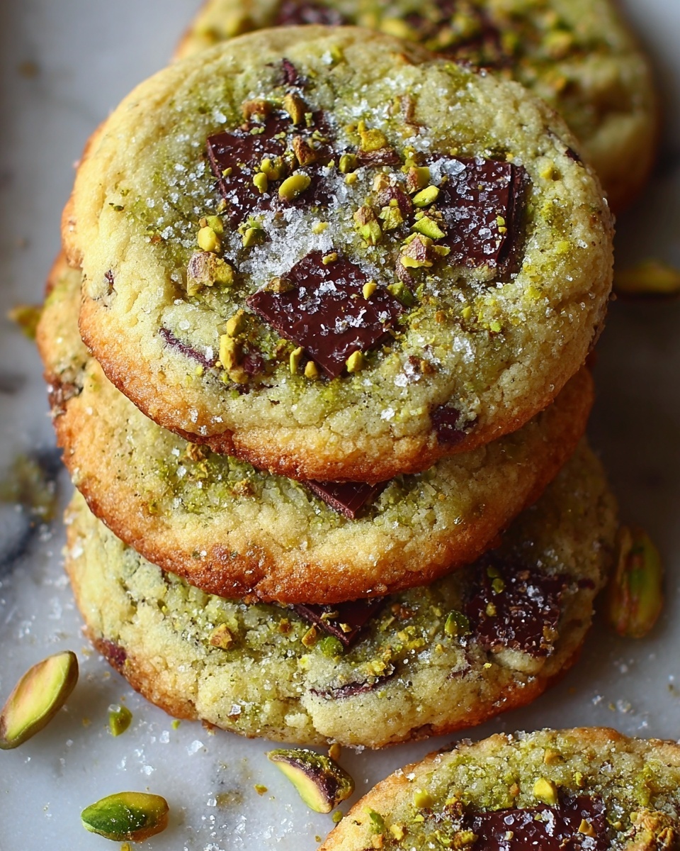 Pistachio Chocolate Chunk Cookies: The Ultimate Deliciousness Recipe - Recipe Image