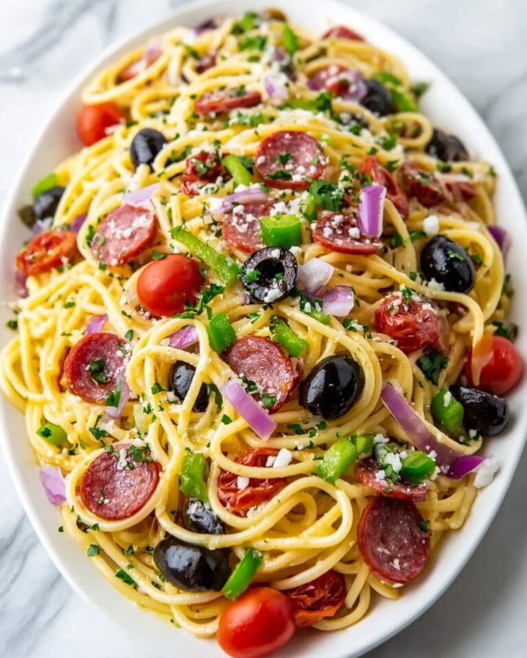 Summer Italian Spaghetti Salad Recipe