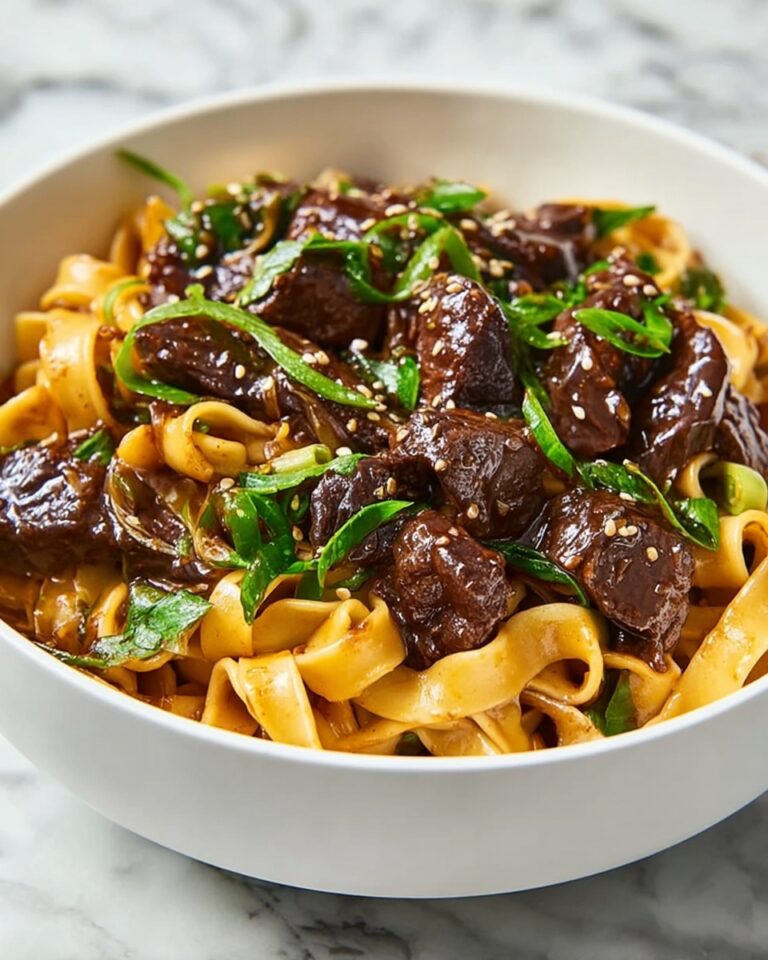 Slow Cooker Korean Beef Noodles Recipe