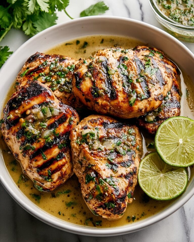 Charred Cilantro Lime Chicken Thighs Recipe