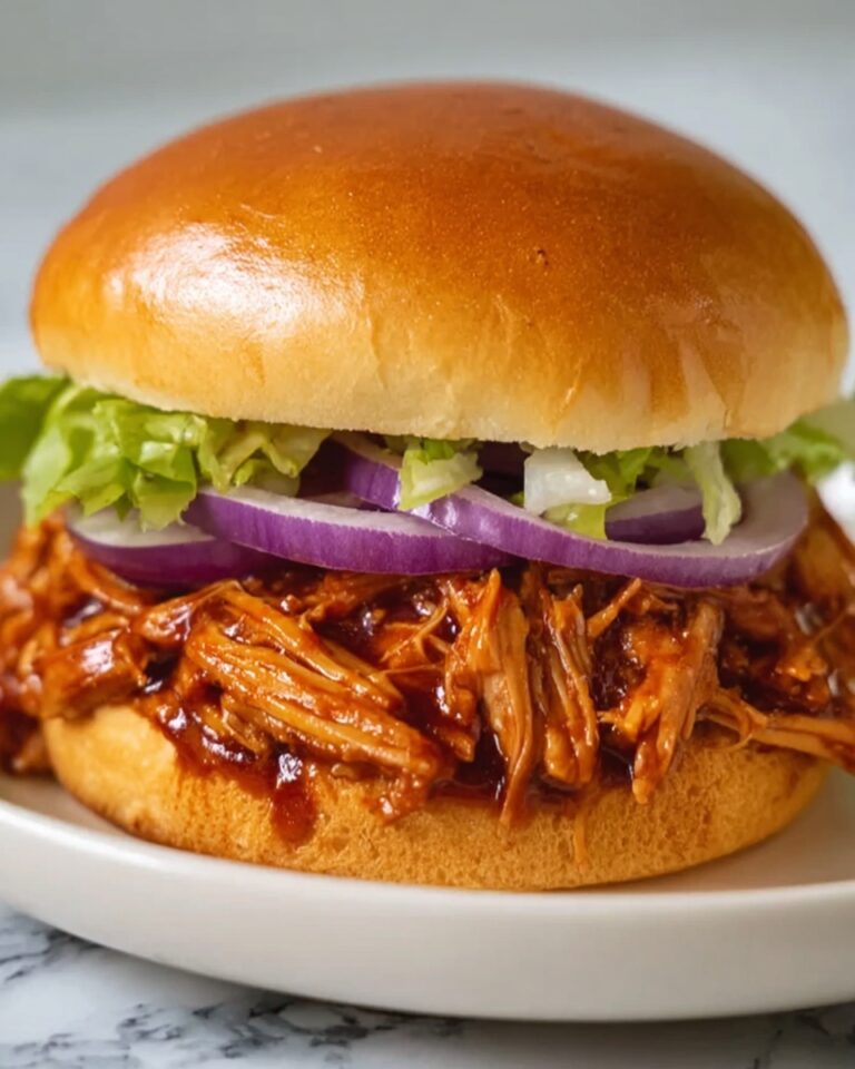 Pulled Chicken Sandwich with Smoky BBQ and Jalapeño Recipe