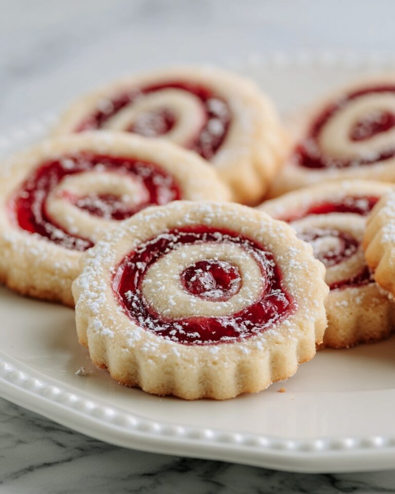 Raspberry Swirl Shortbread Cookies Recipe