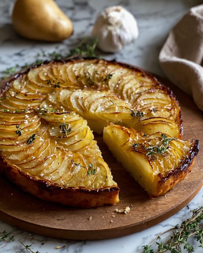Crispy Balsamic Thyme Potato Torte Recipe