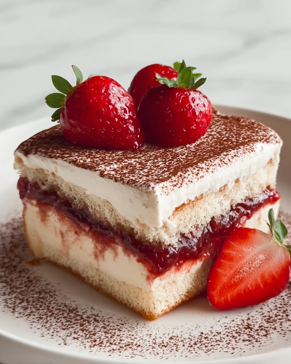 Strawberry Tiramisu Recipe - Recipe Image