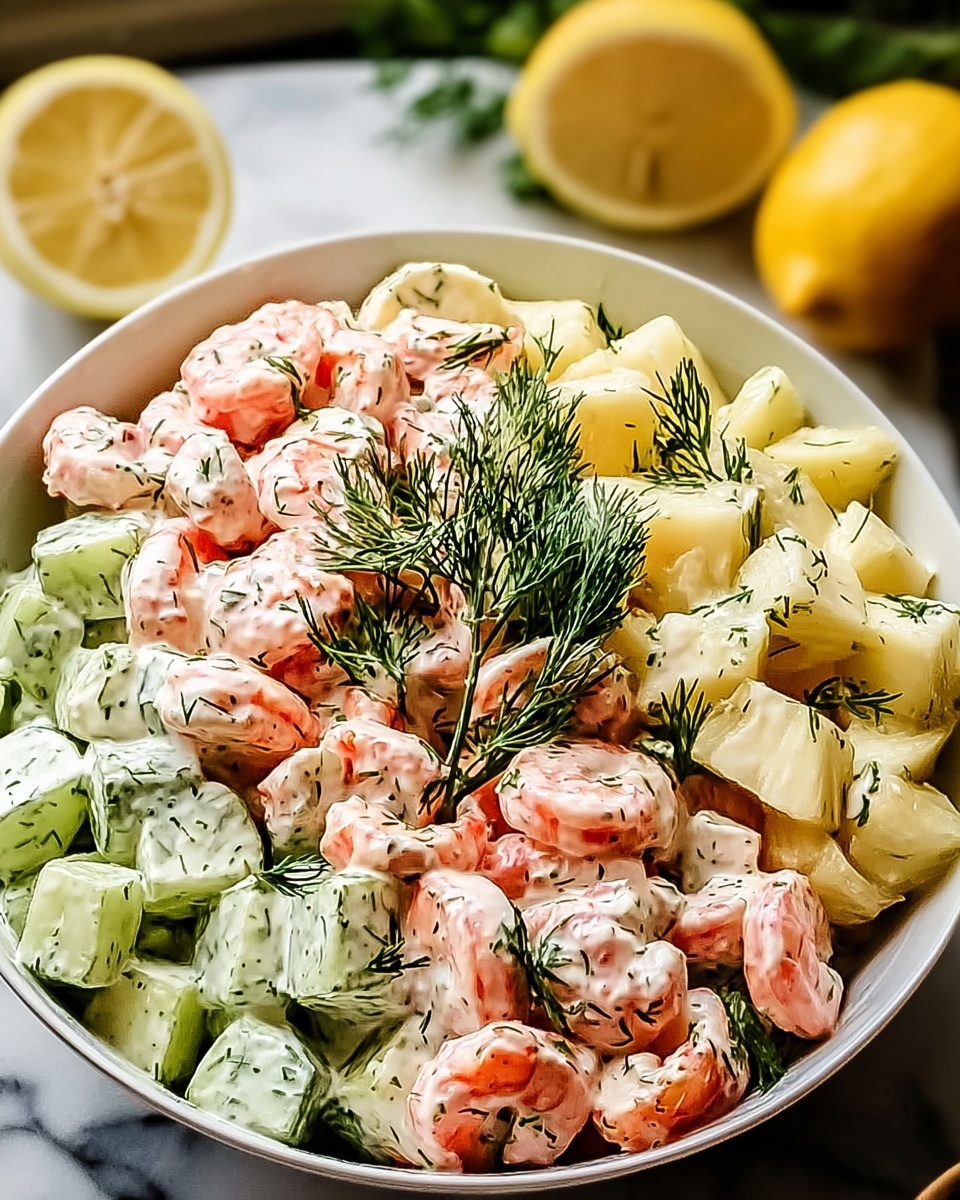 The BEST Seafood Salad Recipe - Recipe Image