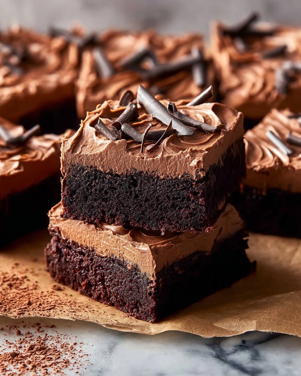 Chocolate Mousse Brownies Recipe - Recipe Image