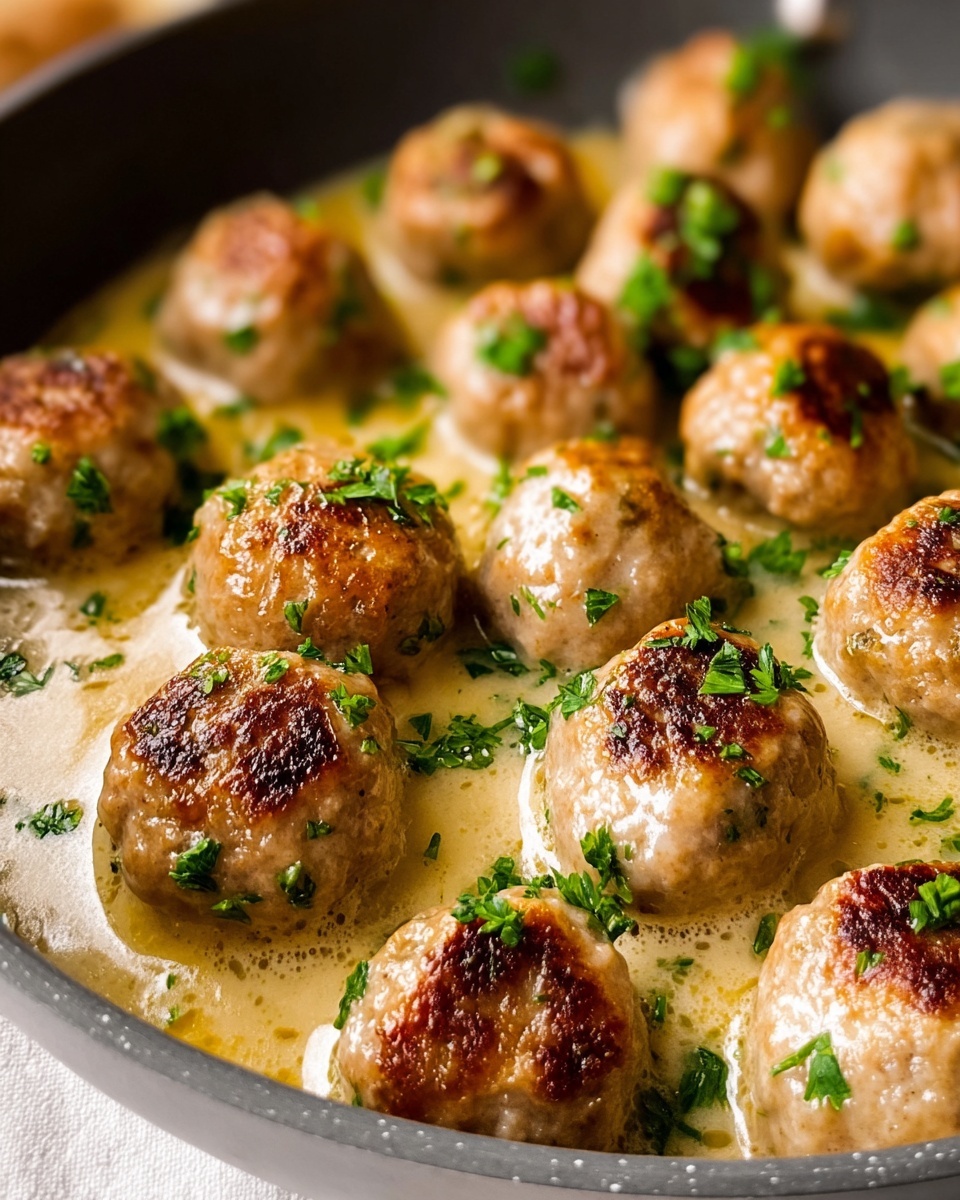 Chicken Piccata Meatballs Recipe - Recipe Image