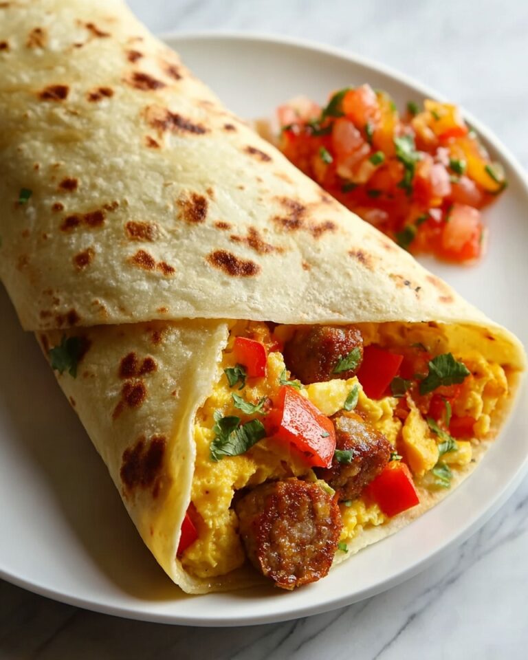 Breakfast Burrito with Turkey Sausage Recipe