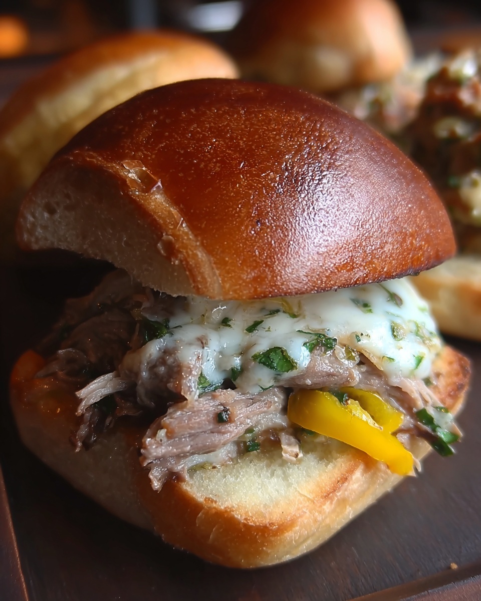Philly Cheesesteak Sliders Recipe - Recipe Image