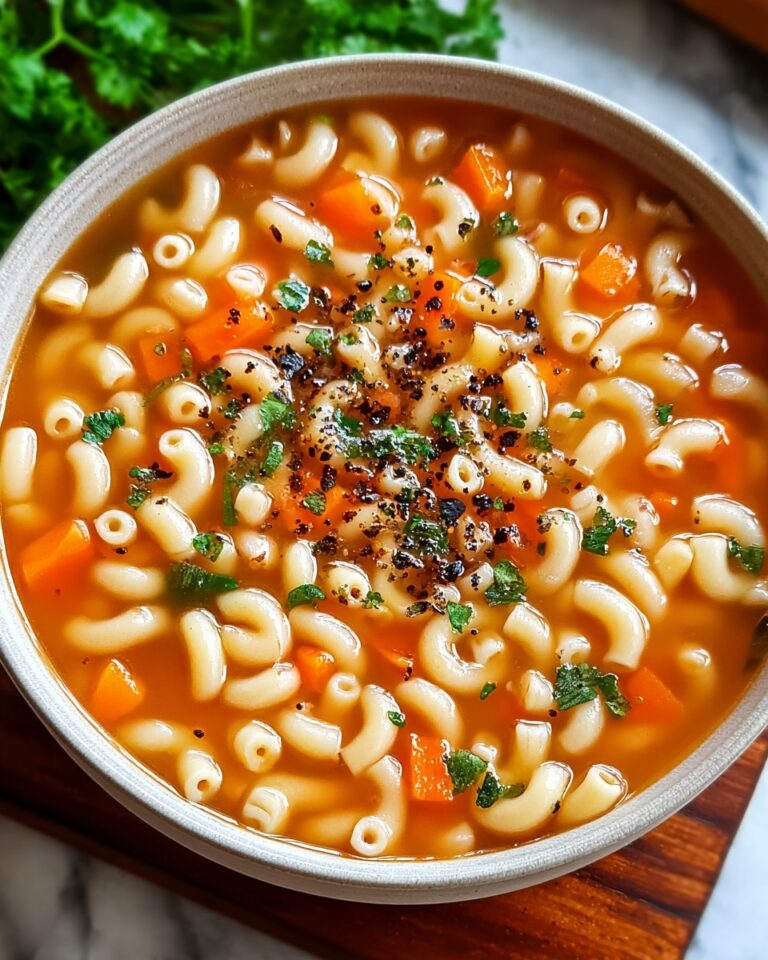 Pastina Soup with Carrots, Parsley, and Pecorino Romano Recipe