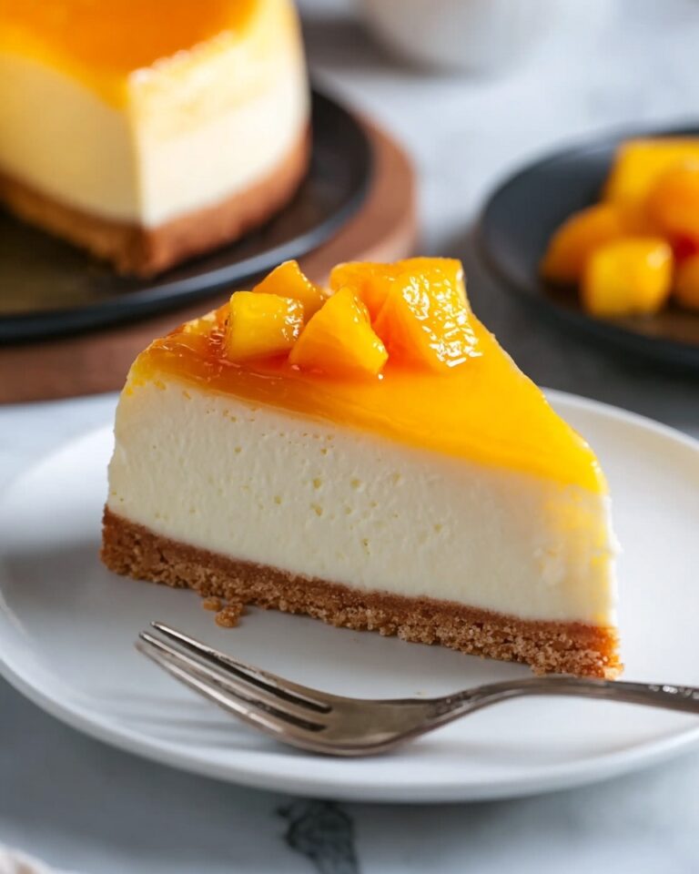 Mango Japanese Cheesecake Recipe