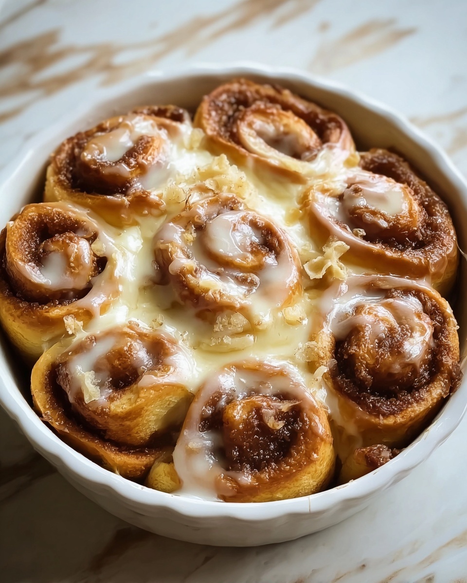 Cinnamon Roll Apple Bake Recipe - Recipe Image