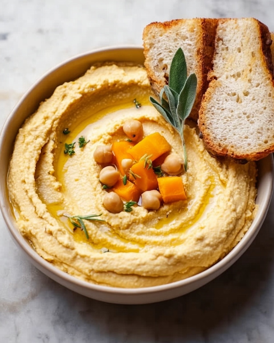 Butternut Squash Hummus with Smoky Spices and Toasted Sesame Seeds Recipe - Recipe Image