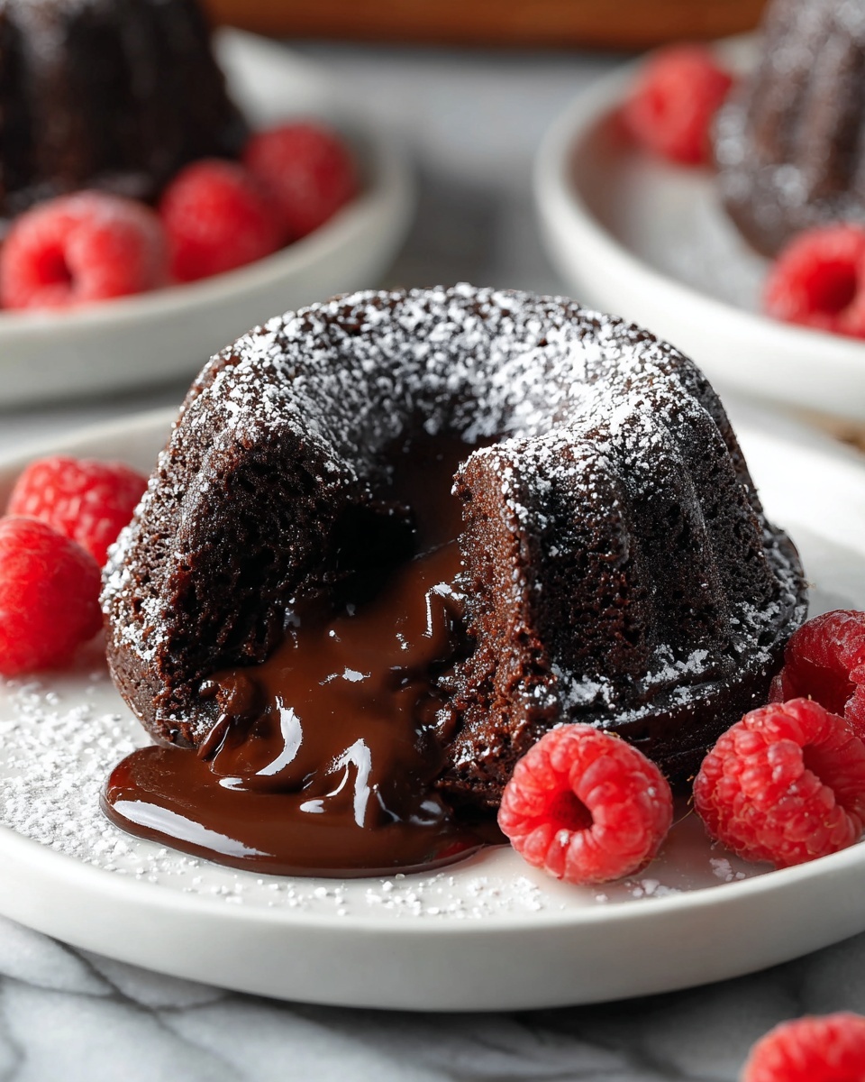 Mini Chocolate Lava Bundt Cakes Recipe - Recipe Image