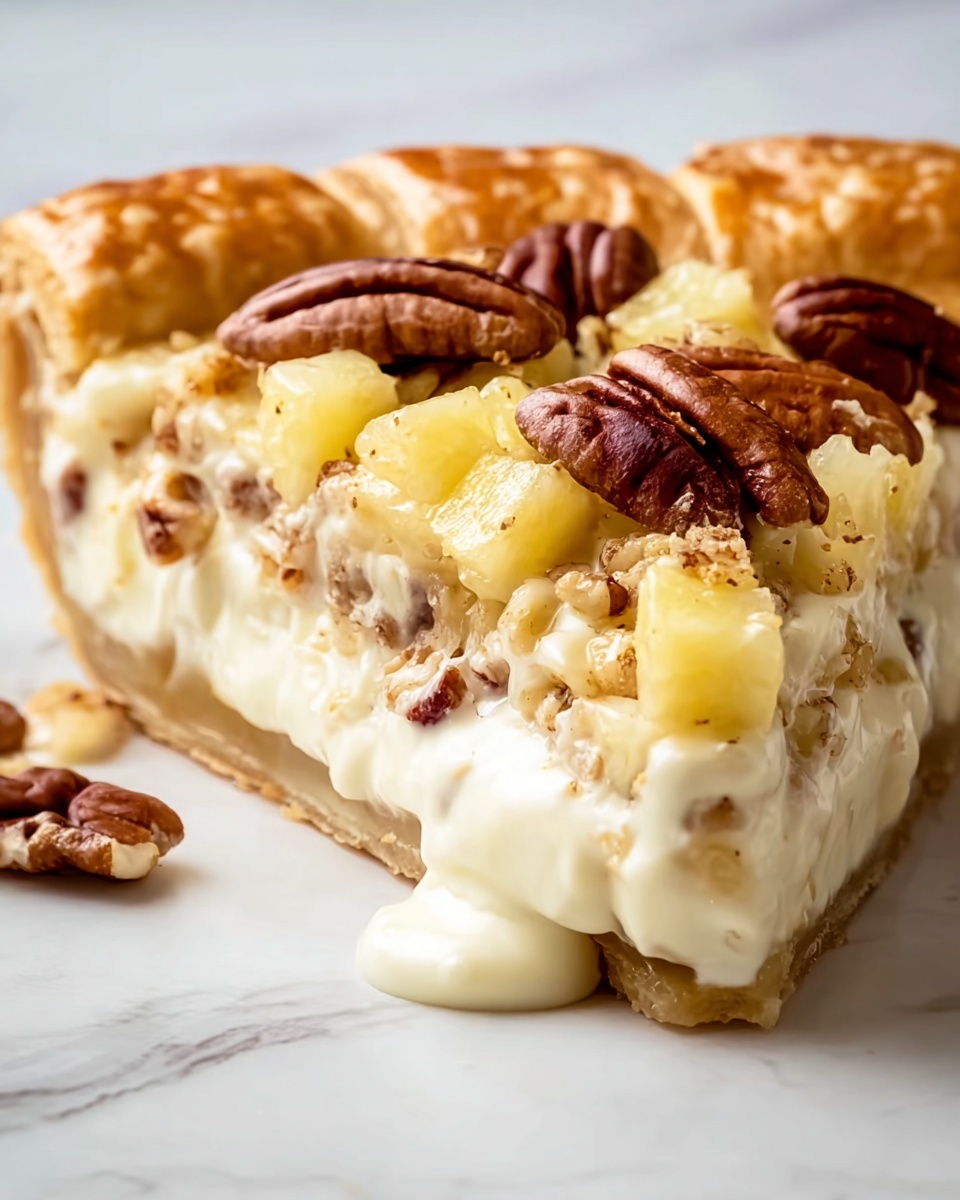 Baked Brie En Croute with Caramelized Apples, Pecans, and Honey Recipe - Recipe Image