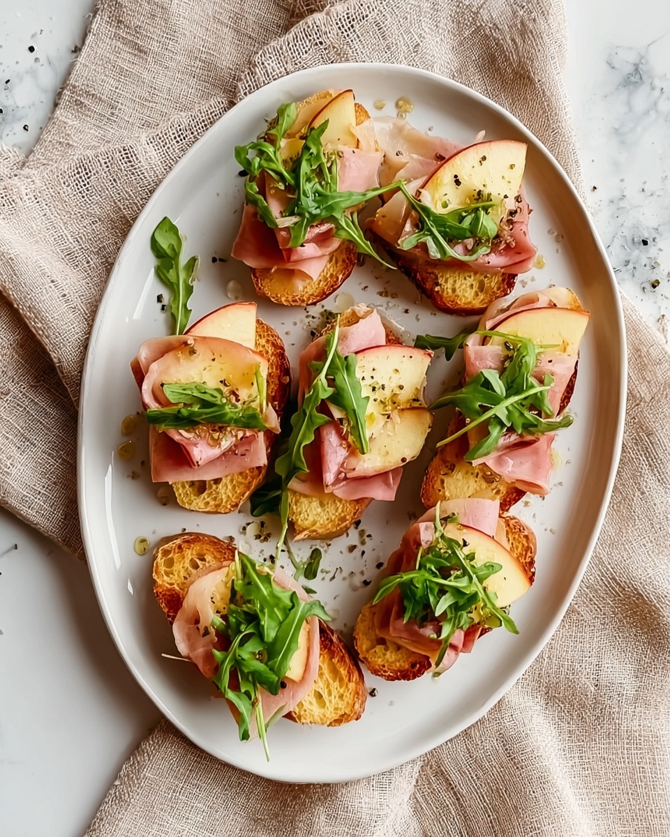 Apple & Brie Crostini with Hot Honey Recipe - Recipe Image