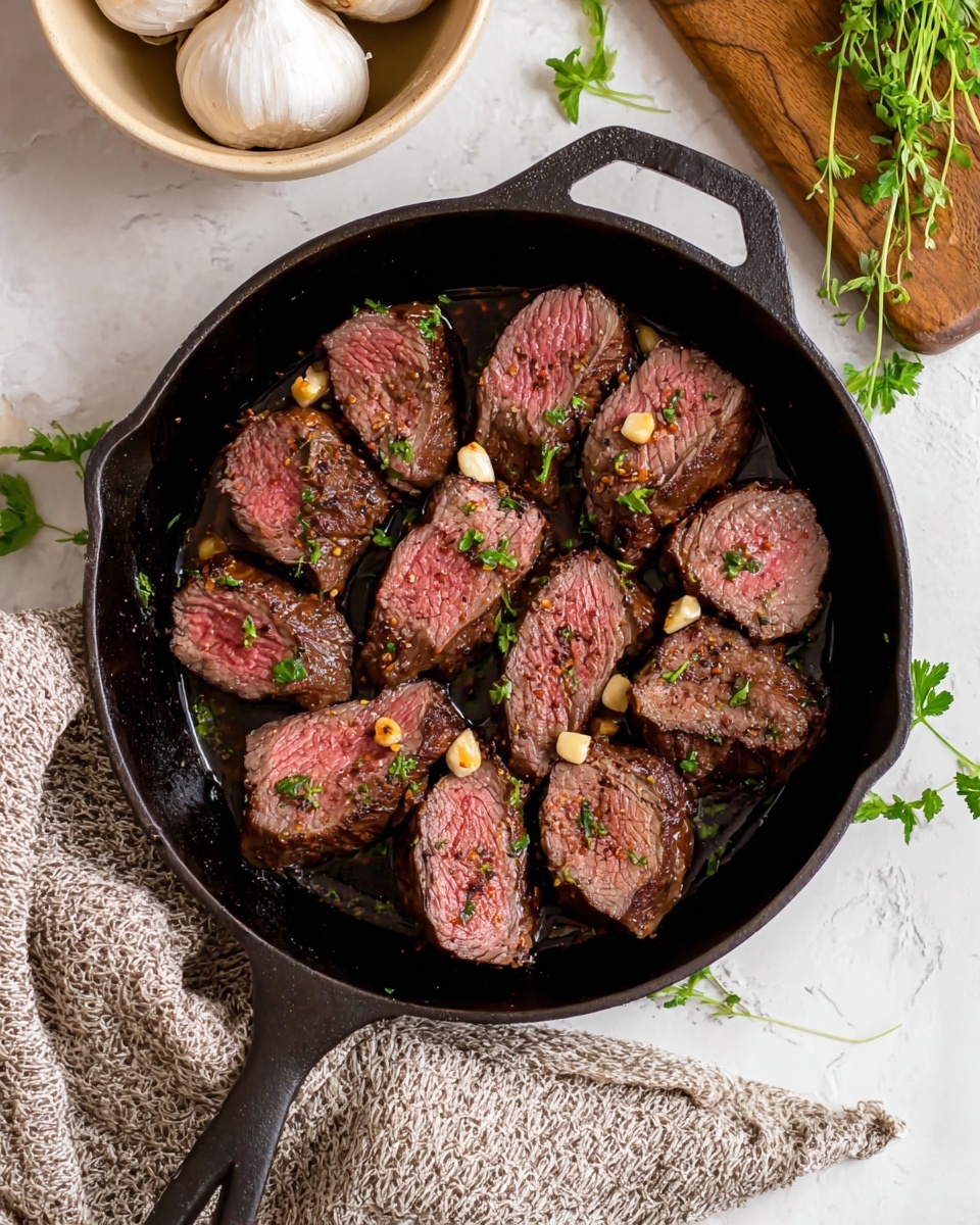Garlic Roasted Beef Tenderloin Recipe - Recipe Image