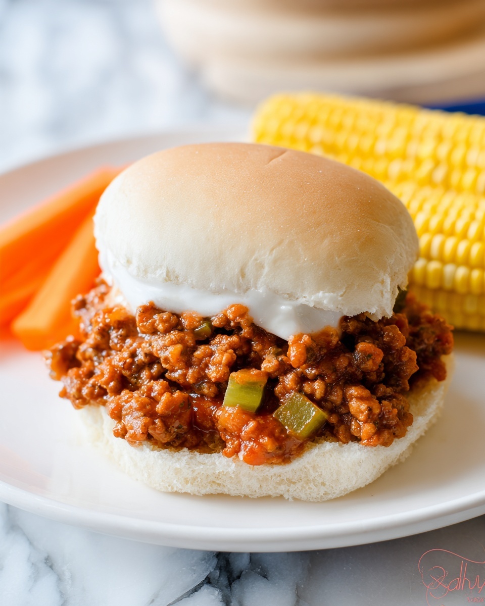 Buffalo Sloppy Joes with Vegetarian Options Recipe - Recipe Image