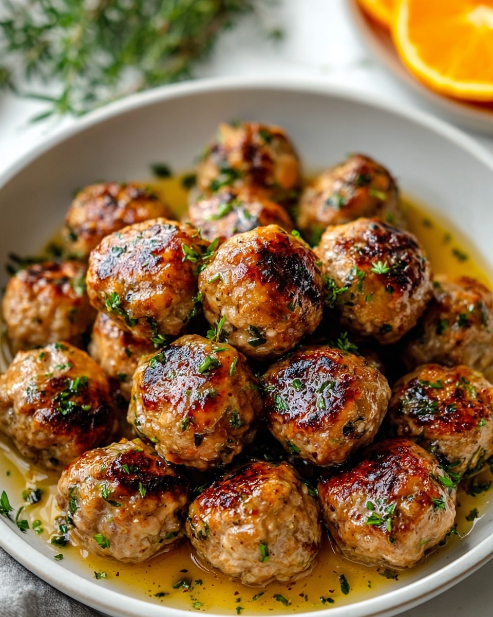 Easy One-Pot Turkey Meatballs with Fresh Herbs Recipe - Recipe Image