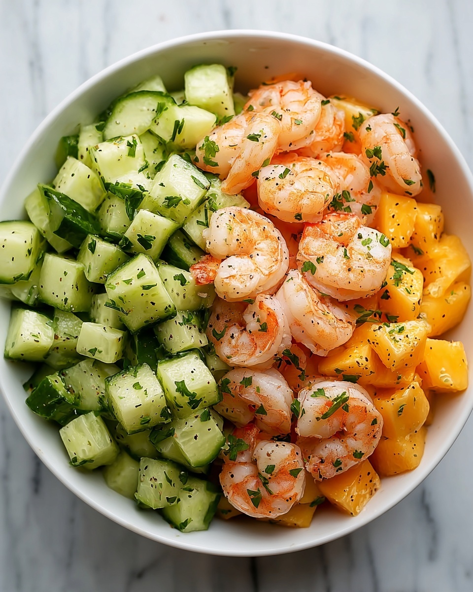 Easy Cucumber Shrimp Salad for a Flavor-Packed Weeknight Dinner Recipe - Recipe Image