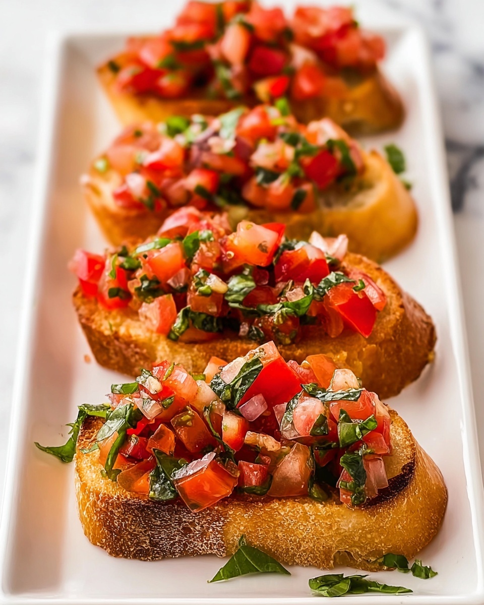 Classic Homemade Bruschetta Recipe - Recipe Image