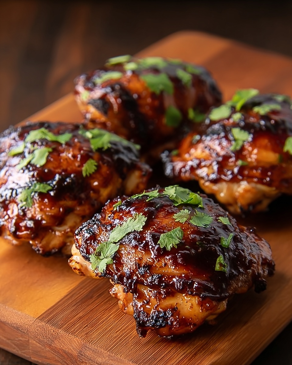 Bourbon Peach BBQ Chicken Recipe - Recipe Image