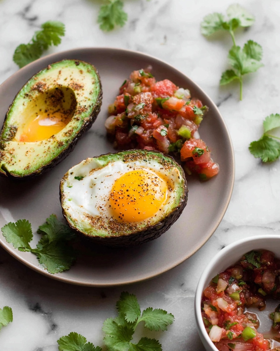 Huevos Rancheros Stuffed Avocados Recipe - Recipe Image