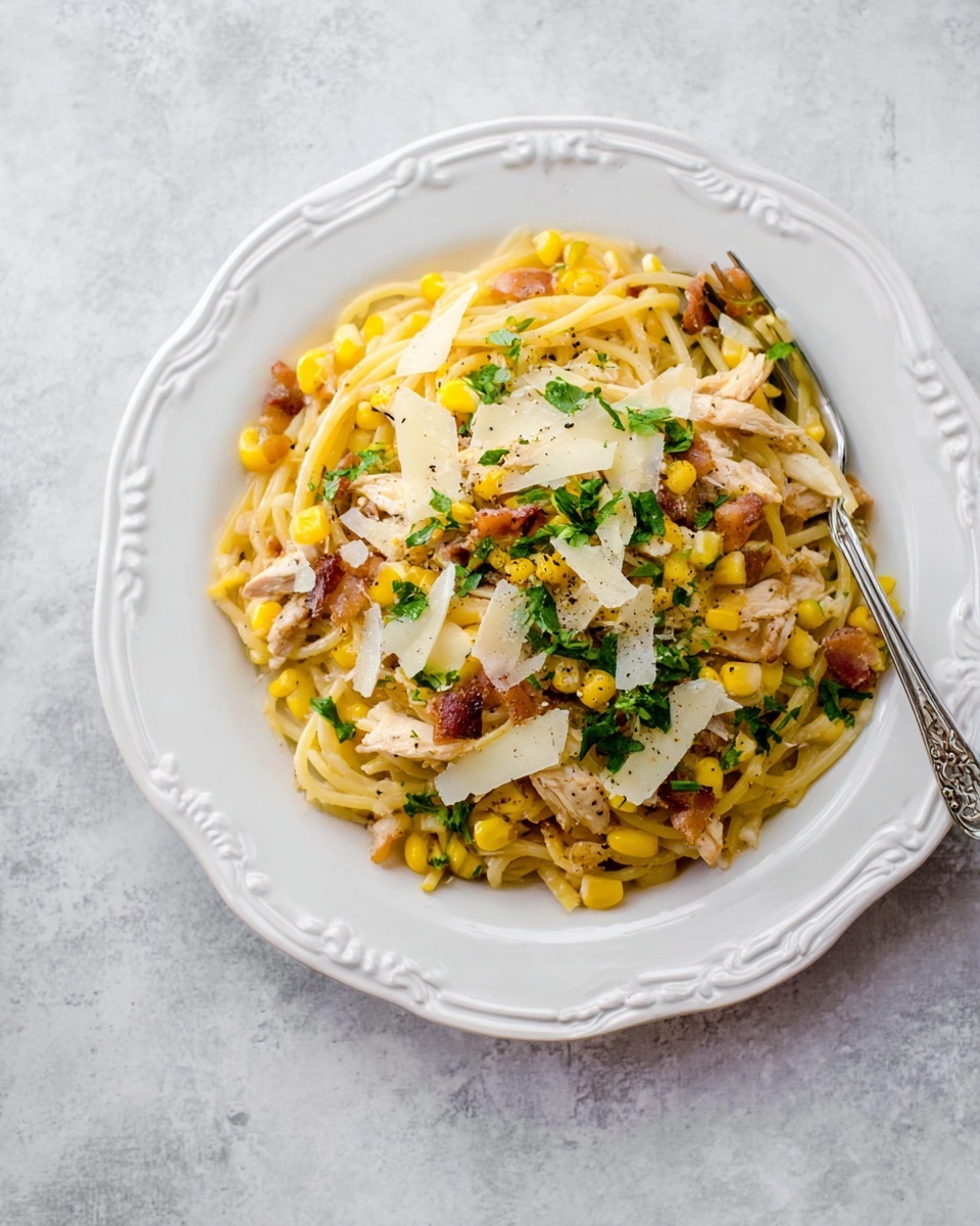 Easy Creamy Leftover Turkey Pasta Recipe - Recipe Image