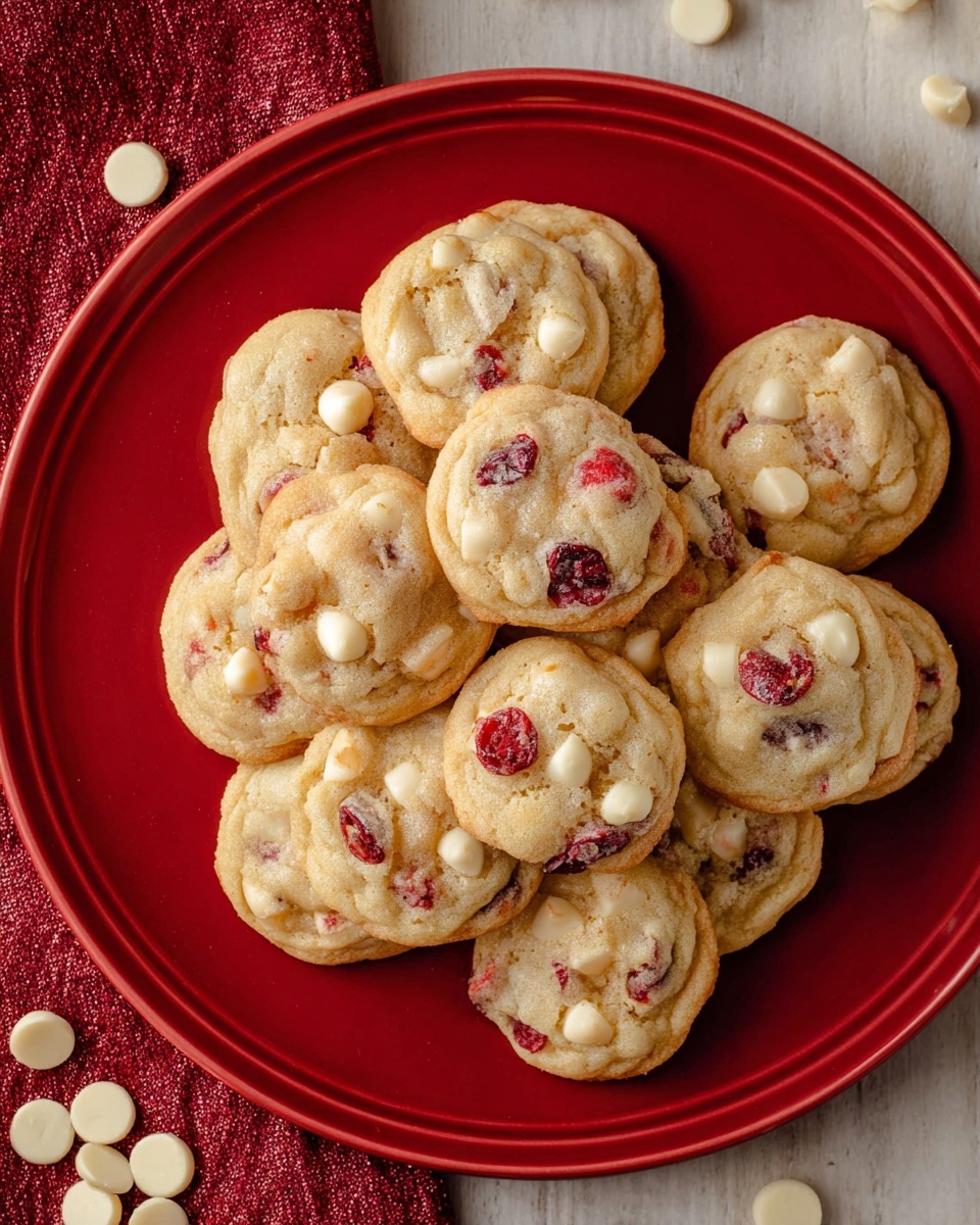 White Chocolate Cranberry Cookies Recipe - Recipe Image