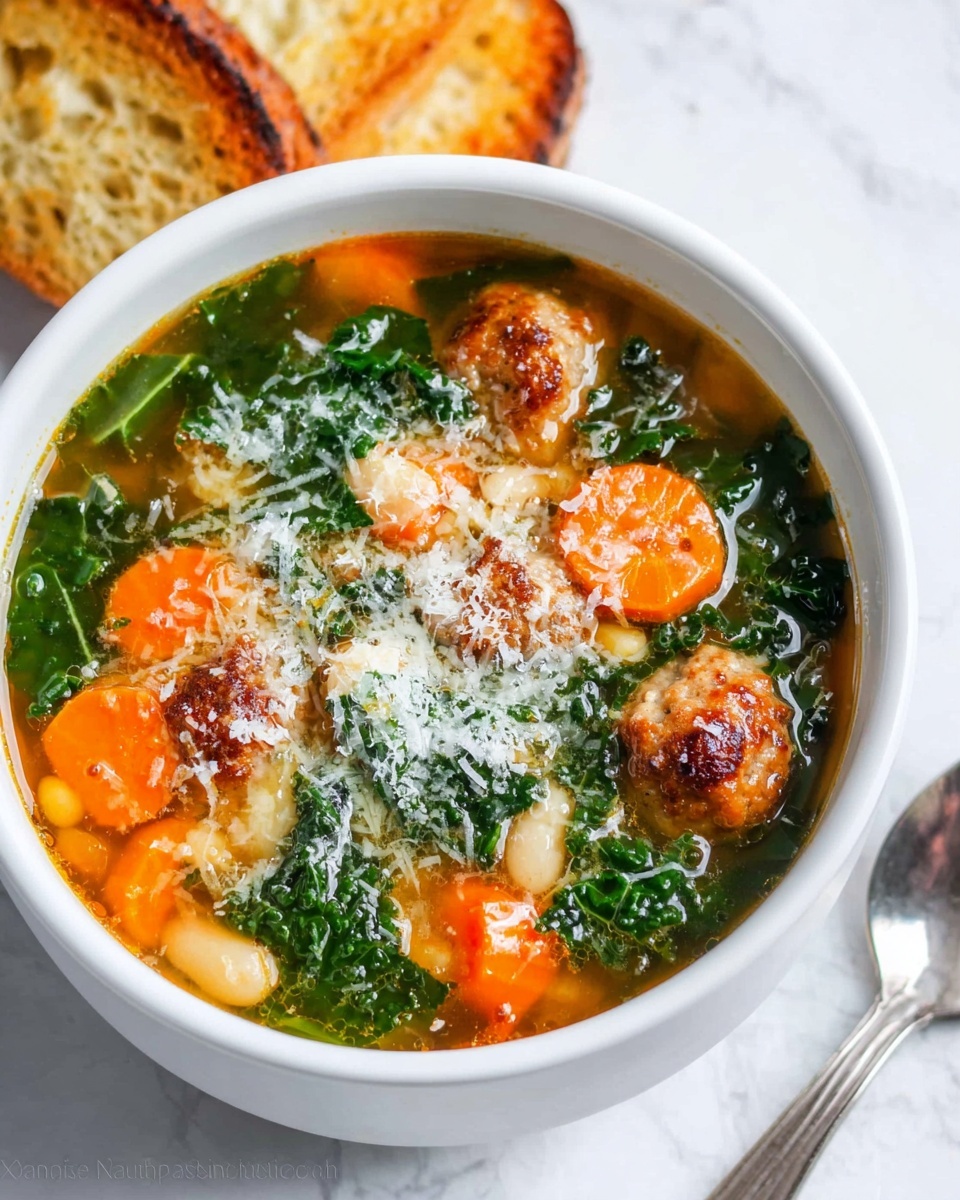 White Bean Sausage and Kale Soup Recipe - Recipe Image