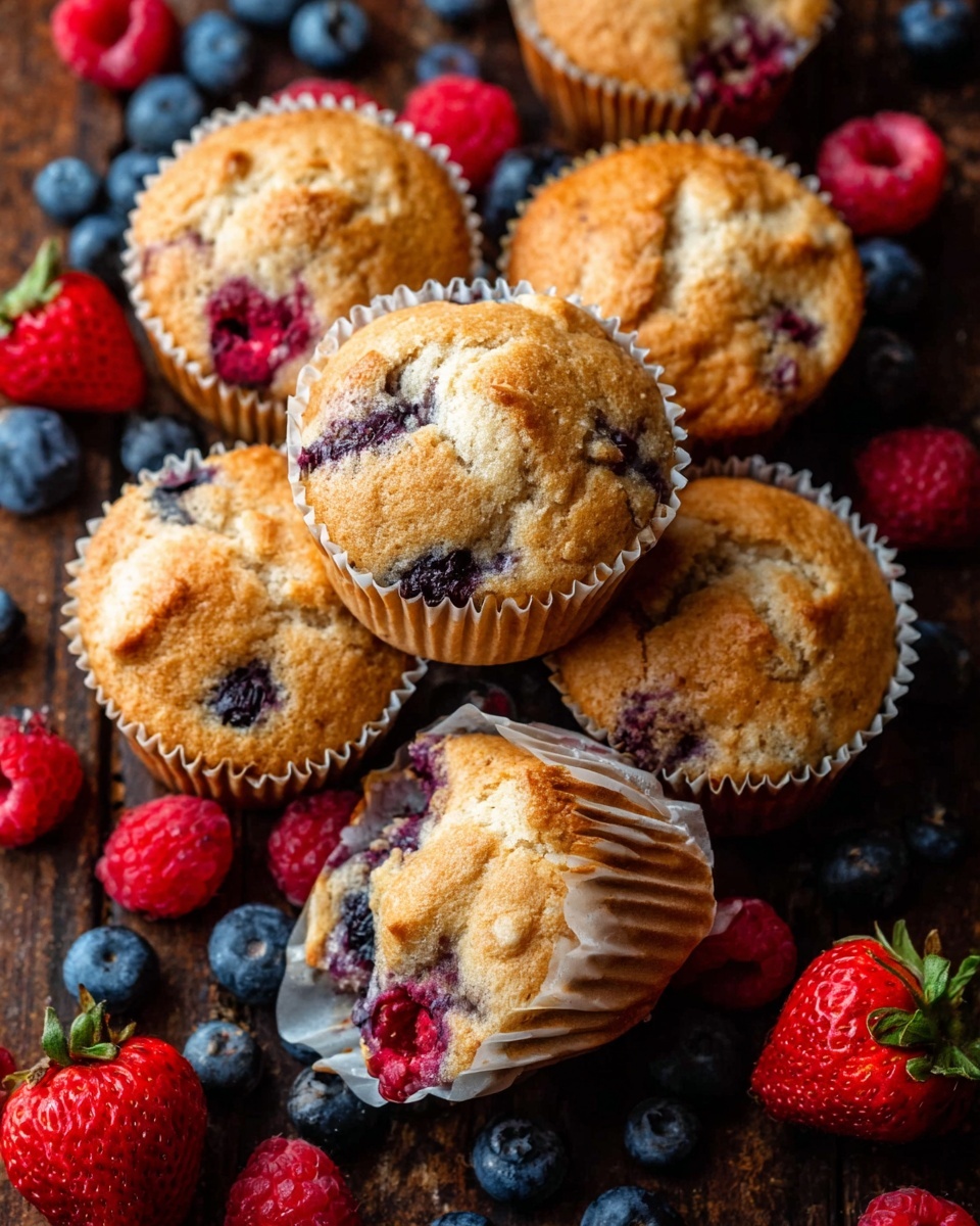 Mixed Berry Muffins Recipe - Recipe Image