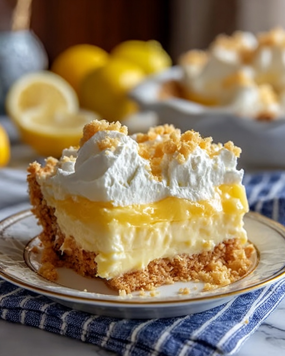 Lemon Dump Cake with Cream Cheese Recipe - Recipe Image