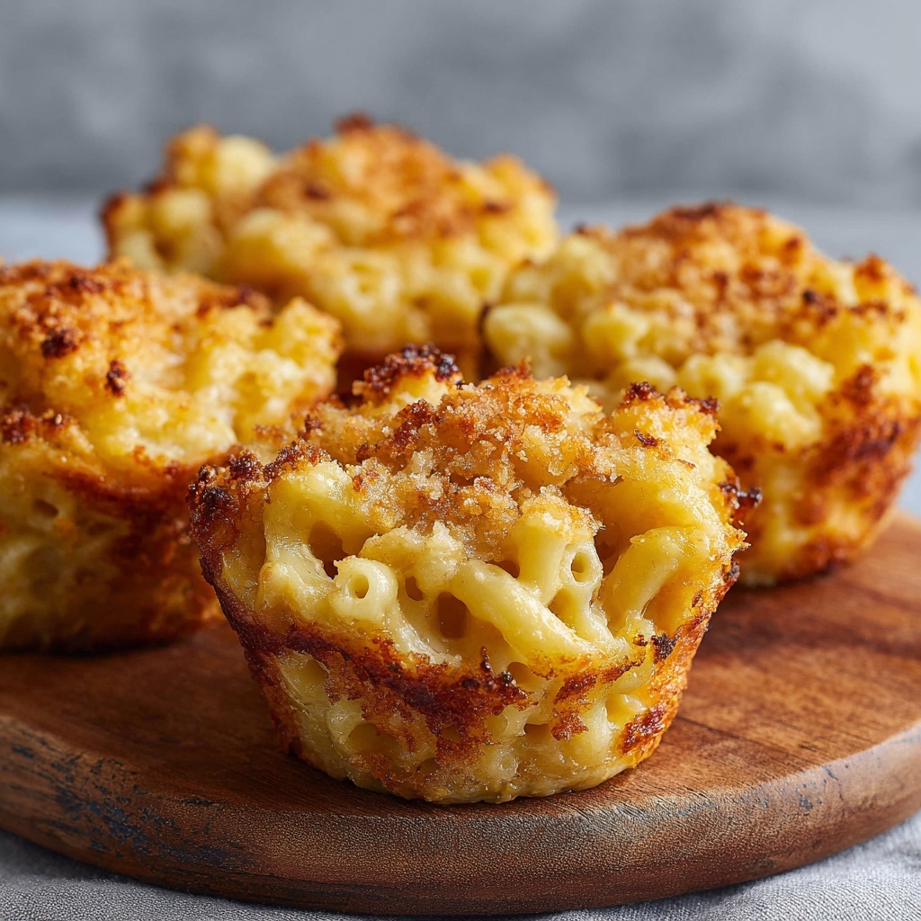 Easy Mac and Cheese Muffins Recipe - Recipe Image