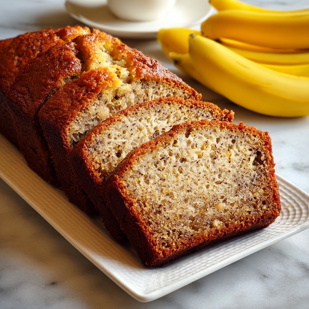 Moist Classic Baked Banana Bread Recipe - Recipe Image