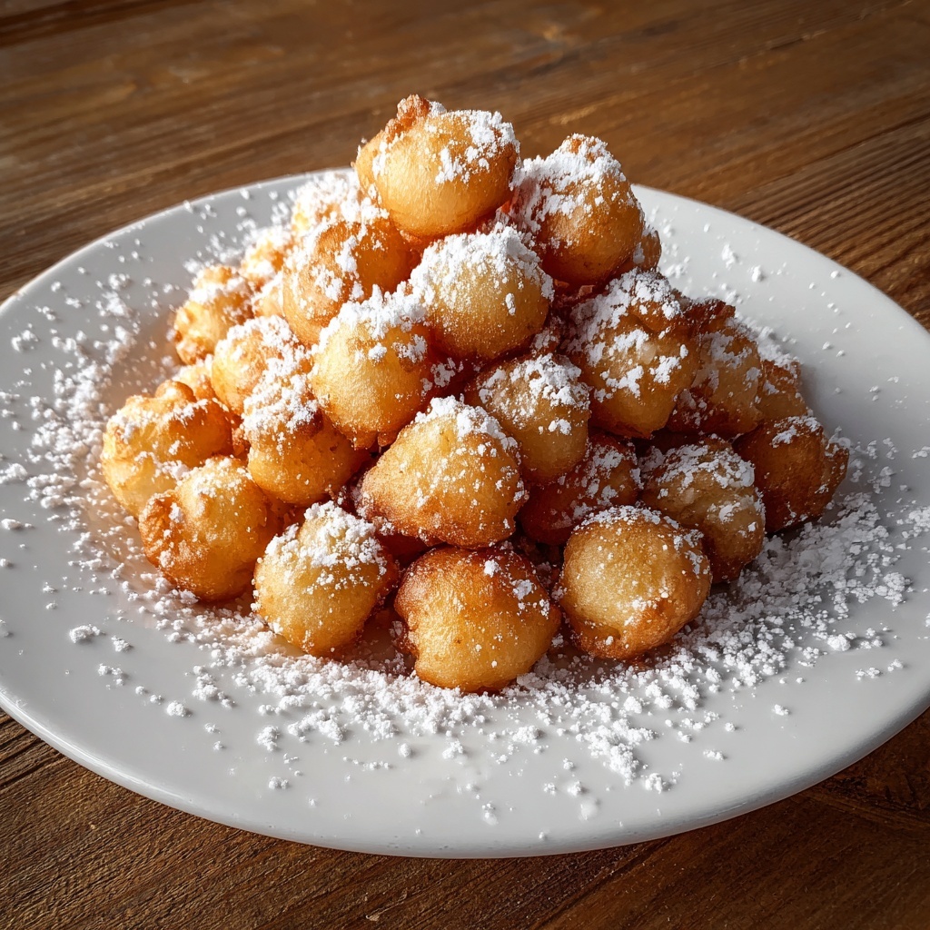 Funnel Cake Bites Air Fryer Style Recipe - Recipe Image