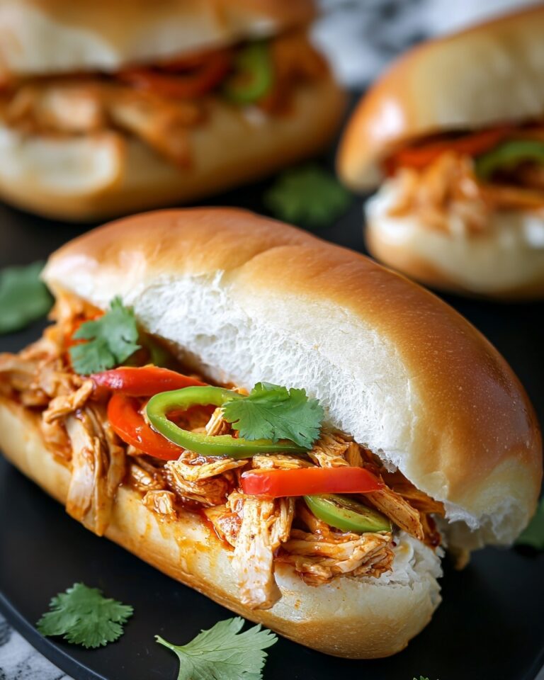 Slow Cooker Chicken Philly Sandwiches Recipe