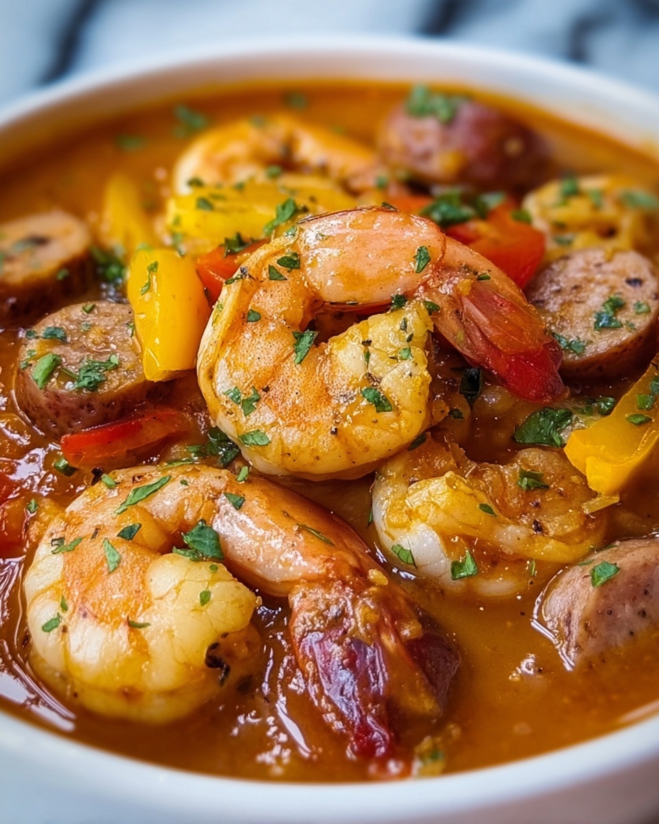 Slow Cooker Shrimp Boil with Andouille Sausage Recipe - Recipe Image